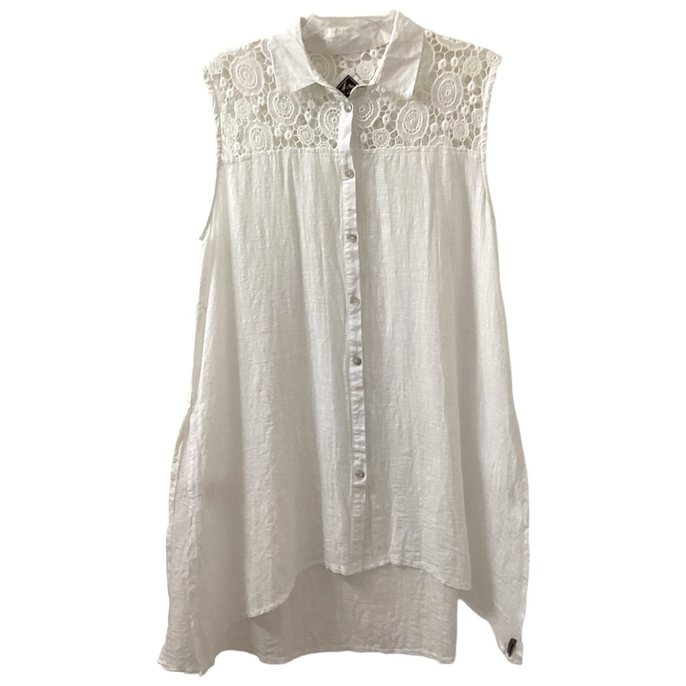 100% XL Cotton Sleeveless Tunic